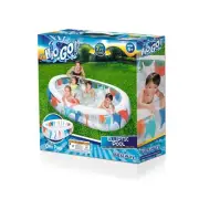 H2O GO! Family Kiddie Swimming Pool, 7ft-6in x 60in x 20 in- Factory Sealed Box