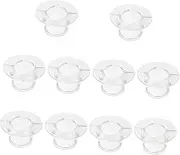 Sosoport 10pcs Bird Anti-bite Collar for Parrots Macaw Cockatoo Acrylic Pet Bird Neckband Supplies Parrot Necklace
