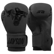Boxing Gloves Training Punch Bag MMA Sparring Kickboxing by Javson- Black 12 Oz