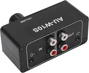 Mini Stereo Audio Preamplifier, Headphone Amplifier with /3.5mm Input and Output, Audio Preamp Amplifier for Home Stereo, Turntable