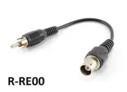 6 inch BNC Female to RCA Male Plug Jumper Cable, CablesOnline R-RE00