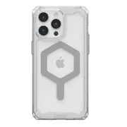 UAG Plyo MagSafe Apple iPhone 15 Pro Max (6.7') Rugged Case - Ice/Silver(114305114333),16ft. Drop Protection (4.8M), 10 Years Warranty 114305114333