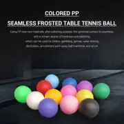 Set of 10-50 Frosted Ping Pong Balls, 40mm Mixed Colors for Table Games