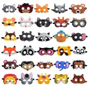 30 Pieces Felt Animal Masks for Kids Jungle Theme Party Favors Supplies …