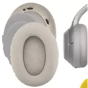 Geekria Protein Leather Ear Pads for SONY WH-1000XM3 Headphones (Gold)