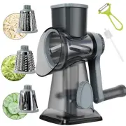 Cheese Grater,Rotary Cheese Grater Multi-Purpose Stainless Steel Cheese Shredder