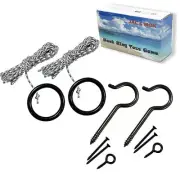 Juego de 2 juegos de lanzamiento de ganchos y anillos, kit de bricolaje