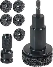 Quzente Wheel Hub Cleaner - Wheel Hub Cleaning Tool - Rust Remover Grinding Automotive Tool Maintenance Portable Cleaner Kit for Tire, Nuts & Drill