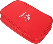 Happyyami Portable First Aid Bag Reusable Medicine Organizer for Travel Outdoor Activities Capacity Emergency Medical Storage Pouch for School Work