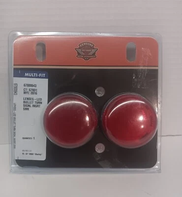 Turn Signal Lens Cover Top Clear Red For Harley-davidson 2016 Models