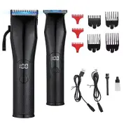 Hair Clippers for Men Professional，Mens Barber Clippers and Trimmers Set，T-Bl...