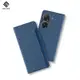 CASE SHOP ASUS Zenfone 9 前插卡側立式皮套-藍