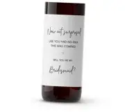 Bridesmaid Wine Labels ● SET of 8 ● Bridesmaids Proposal Gift Box, Now Act