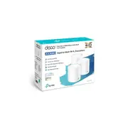 TP-Link Deco X60 (3-pack) AX5400 Whole Home Mesh Wi-Fi 6 System (WIFI6), Up to 650sqm Coverage, WPA3, TP-Link Homecare, OFDMA, MU-MIMO (3.20V)