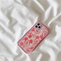 在飛比找蝦皮購物優惠-Iphone 手機殼 - 美麗的粉色米奇皮革 iphone 