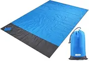 zolyet Camping Mat B et Portable Picnic Ground Mat Picnic et 1.4 * 2m Blue