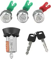 Lock Cylinder for Ford Explorer Sport F-150 F-250 F-350, Ignition Switch Lock Cylinder Door Lock Cylinder LC6177/DL5885/322347/597638