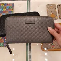 在飛比找蝦皮購物優惠-【歐洲outlet正品】GUCCI 雙G 壓紋 拉鍊 長夾