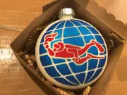 PADI Christmas Ornament - brand new - scuba dive diver diving