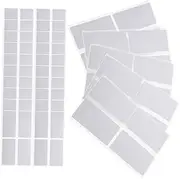 VILLFUL 50pcs DIY Scratch Off Stickers for Reward Cards Rectangular Adhesive Decals for Birthdays Weddings Games and Classroom Activities Coating