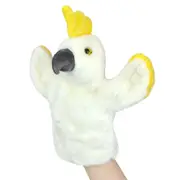 Lil Friends 26cm Cockatoo Animal Hand Puppet Kids/Children Plush Toy White 0m+