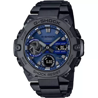 CASIO G-SHOCK GST-B400BD-1A2JF G-STEEL Carbon Core Bluetooth Solar Men`s Watch