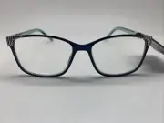 D660 FOSTER GRANT 5TH & MADISON Reading Readers glasses 1.00 MARIBEL BLU BLUE
