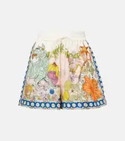 [Alemais] Alémais Hazel printed high-rise shorts UK 14 multicoloured