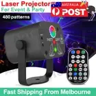 480 Patterns Laser Projector Light Stage Lighting LED RGB Disco Party KTV Lamp