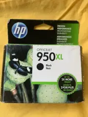 HP 950XL Black Ink Cartridge Genuine OEM Original CN045AN New Sealed 02/2017