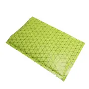 100x Thick Matte Green Triangle Prism Aluminum Open Fill Bags 10x15cm 4x6in