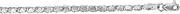 [JewelryWeb] 14k White Gold 2.9mm Sparkle Cut Love Heart Chain With Lobster Clasp Bracelet Link-Bracelet for Women and Men