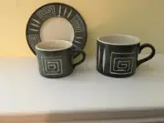 Mikasa set of 4 espresso cup and saucers.