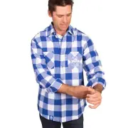 AFL Lumberjack Flannel Polo - North Melbourne Kangaroos - Flanno Shirt