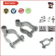 Complete Set of 1-5/8" Fence Frame Hinges - Pressed Steel, Hot-Dipped Galvanized