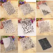 Flower Plastic Embossing Folder Stencil Die Template Scrapbook Card Making Craft