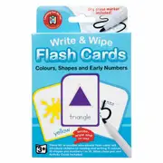 Learning Can Be Fun - W&W Flash Cards Colour Shape Numbers w/m