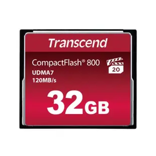 【Transcend 創見】800X CF 32GB 記憶卡(TS32GCF800)