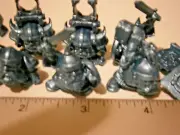 6x Fantasy Dwarf Chibi Figures - TEHNOLOG **NEW**