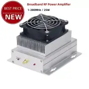 1-200MHz 25W RF Power Amplifier with Intelligent Temperature Control Fan 46-56V