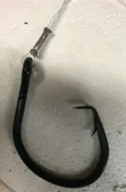 20/0 in-line circle hook weighted rig for Big Game - Swordfish, Grouper, Etc.