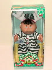12" Cabbage Patch Kids Holiday Baby BOY DOLL BUCKY LLOYD CPK December 2nd NEW