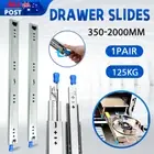 350-2000mm Drawer Slides Locking Full Extension Runners Trailer RV Fridge 125KG