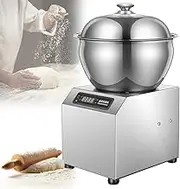 Commercial Dough Mixer, 1800W Electric Stainless Steel Household Noodle Press with 30 Minutes Timer, Desktop Flour-Mixing Machine for Commercial Family Restaurant 8KG