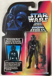 MOC Star Wars - Tie Fighter Pilot (Kenner, 1996) POTF European Tri-Logo