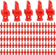 Mellisso 100PCS 360 Degree Misting Nozzle Irrigation,Sprinklers Sprayer for Garden Irrigation System, Sprayer Automizing Drippers, Fine Workmanship