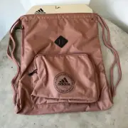 adidas Classic 3S 2 Sackpack Warm Clay Pink Backpack Bag Drawstring Gift Cutesy