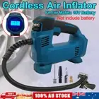 Cordless Portable Digital Tyre Inflator Pump Tool Body For Makita 18V Battery