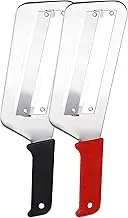 Potato Chopper - Vegetable Chopper | Manual Food Cutter Stainless Steel Double-Layer Slicer for Preparation Cabbage Salad Cooking Meal Home Kitchen Camping Chefs