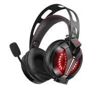 M180 Pro Single Plug Light Adjustable Gaming Headphone With Microphone(Black)